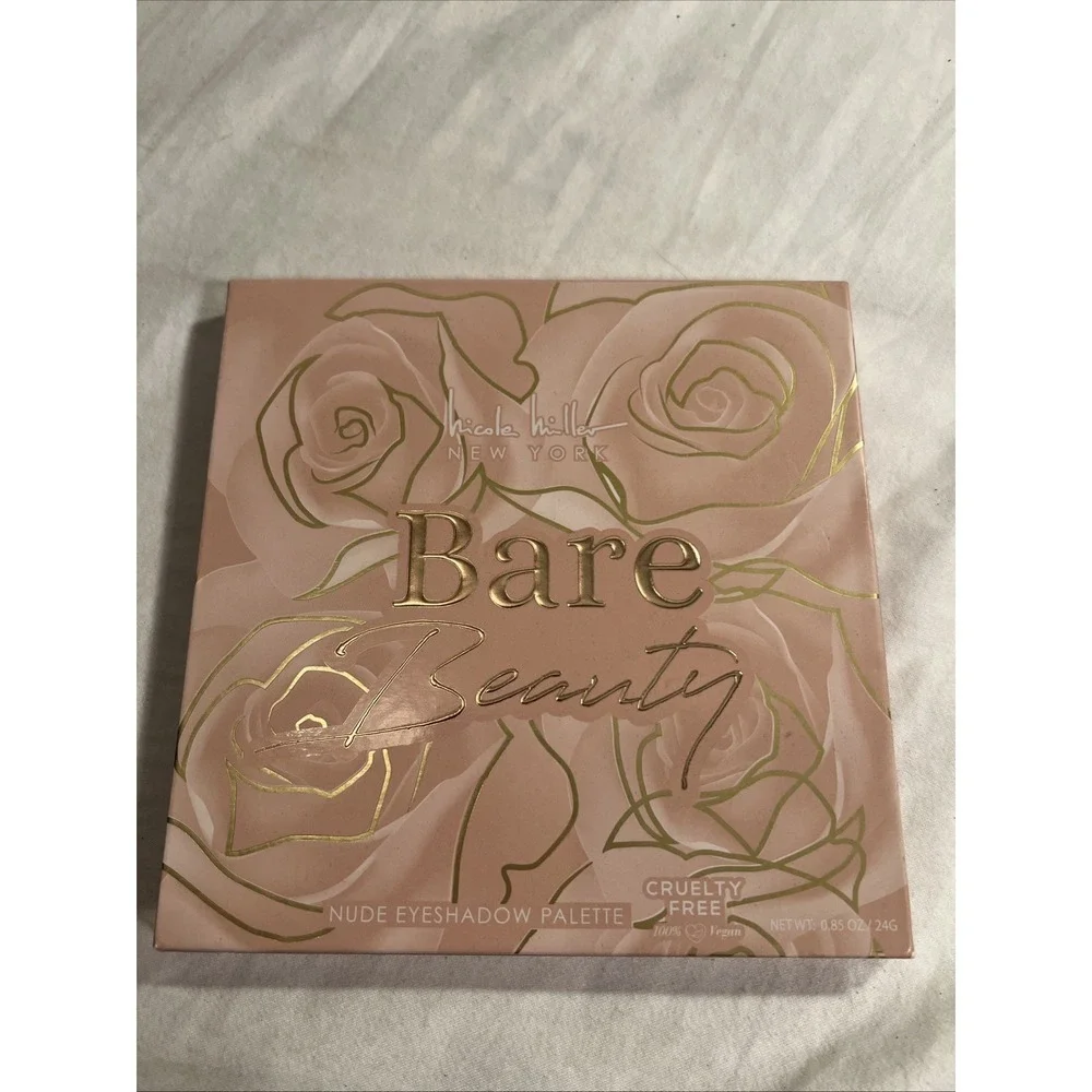 NEW Nicole Miller New York, Bare Beauty Nude Eyeshadow Palette - 16 Shades